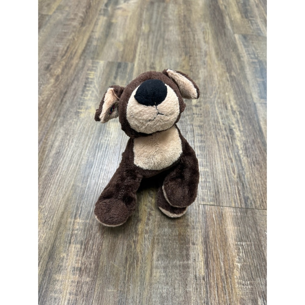 GANZ WEBKINZ Plush Dog 9" Mocha Pup Brown HM348 No Code Stuffed Animal Toy